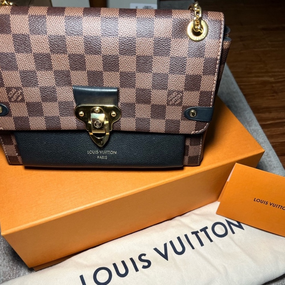 Louis Vuitton Damier Ebene Vavin PM Black
